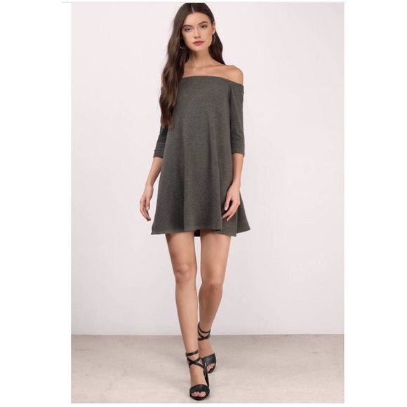 TOBI Ollie Grey Shift Dress size Small🔮 - Picture 2 of 7